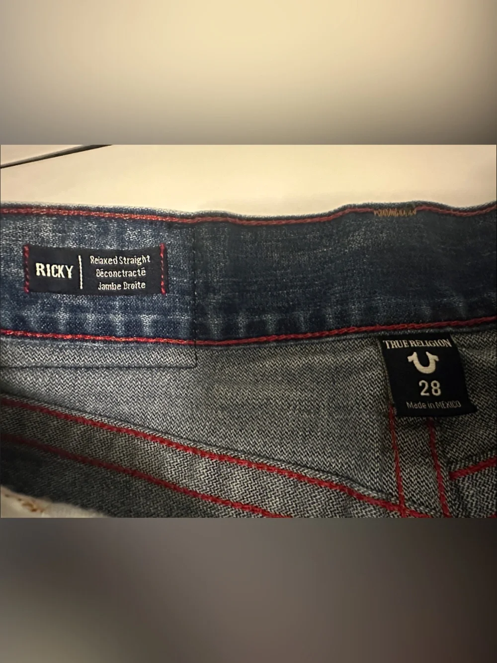 True Religion ‘Ricky’ Relaxed Straight Dragon Embroidered Denim Shorts - Size 28